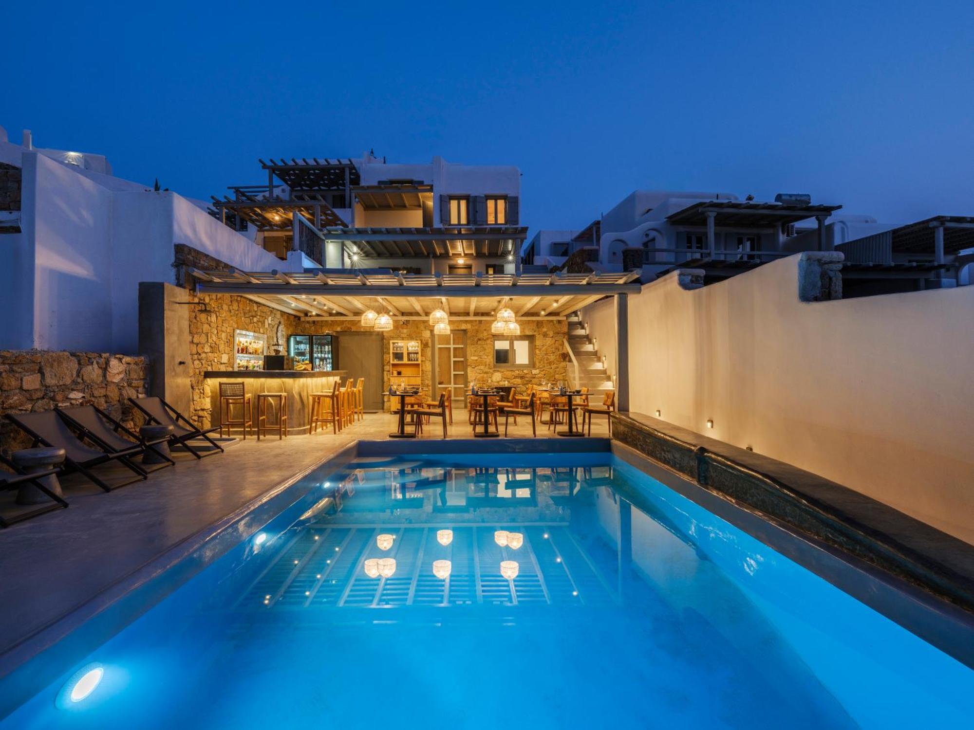 Mykonos & Villa Merchia Beach